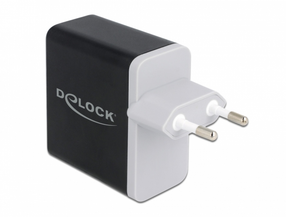Imagine Incarcator priza USB-C PD 3.0 / Qualcomm® Quick Charge 4+ 27W, Delock 41444